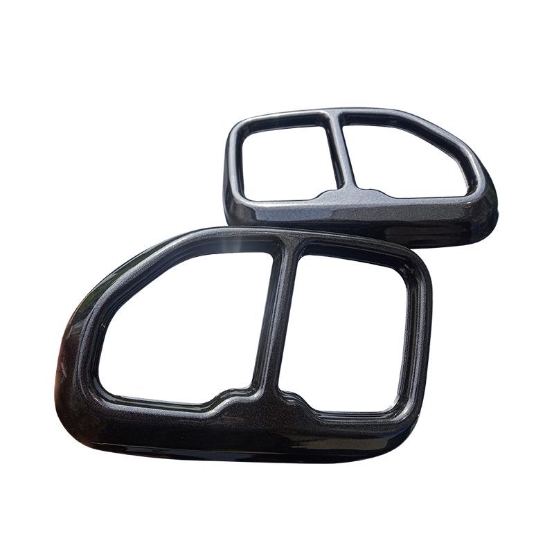 BMW X3 (18-21) Black Stainless Steel Quad Exhaust Tailpipe Frame Accessories