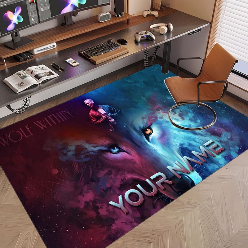 Custom Name Crystal Velvet Rug,Kontra K Comfortable Anti Slip Floor Mat For Room Decoration