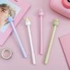 1 Piece Kawaii Gel Pen Korean Cartoon Creative Cute Fruit Head School Office Stationery