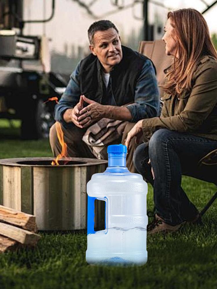 5L 7.5L Portable Training Water Bottle Large Capacity Camping Outdoor Sportswith Handle Multifunctional Water Canteen Picnic