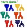 12pcs/set Dental Teeth Impression Tray Plastic Dental Trays Teeth Holder for Adult And Children Dentistry Material Dentist Tools