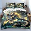 "Fantasy Fish Decor Set" Bedding Set with 1 Duvet Cover 2 Pillowcases Single Double King Queen, Gift