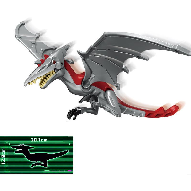 Jurassic Dinosaur Park Baryonyx Figures Building Blocks Toy Assemble Kids Toys