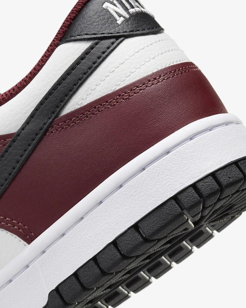 Nike Dunk Low Sneaker dunkel teamrot/schwarz/summit weiß