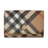 Compact Check Polyurethane Wallet Men Wallet Beige 80952911
