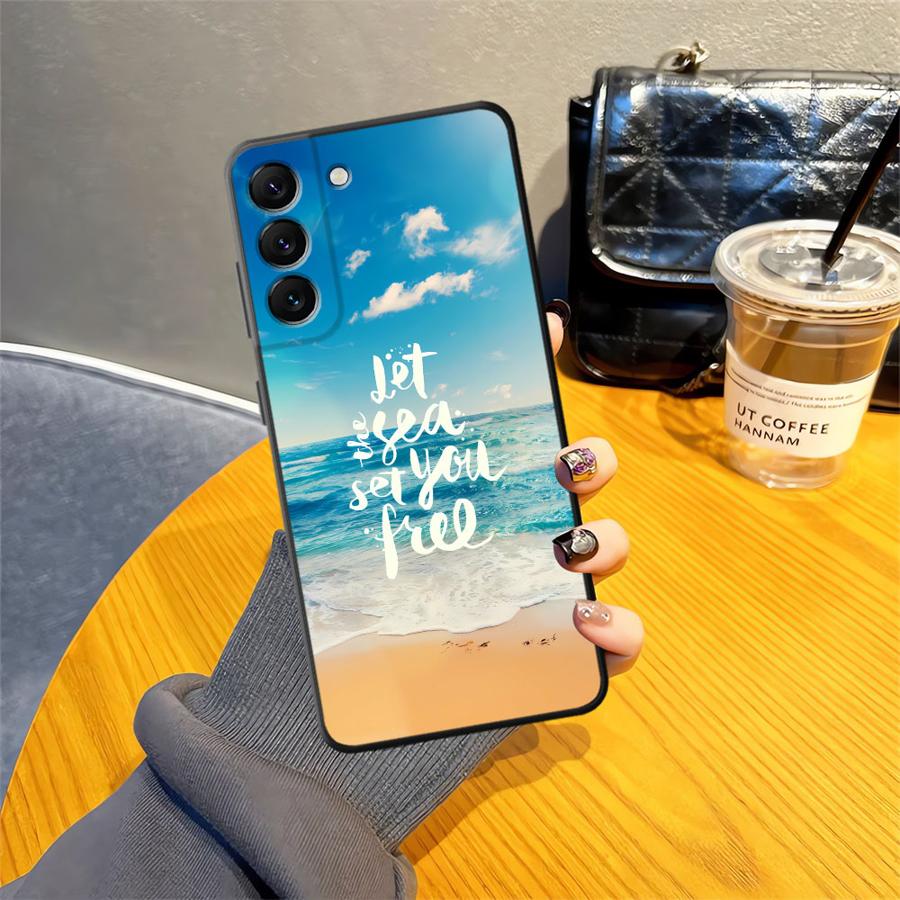 

Funda Phone Cover Case for Samsung Galaxy A70 A15 A04 A06 A12 A05 A50 A17 A16 A40 A13 A20 Ocean Scenery Pattern Galaxy A06