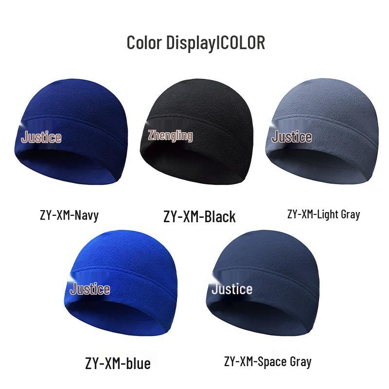 Unisexová fleecová čepice na podzim/zimu: Větruodolné teplo pro venkovní sporty, cyklistiku, lyžování a běh