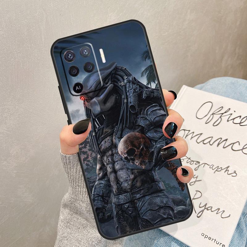 Alien Vs Predator Case For Oppo A54 A74 A94 A17 A57 A77 A76 A16 A96 A18 A60 A80 A40 A38 A58 A78 A98 A15 A5 Pro