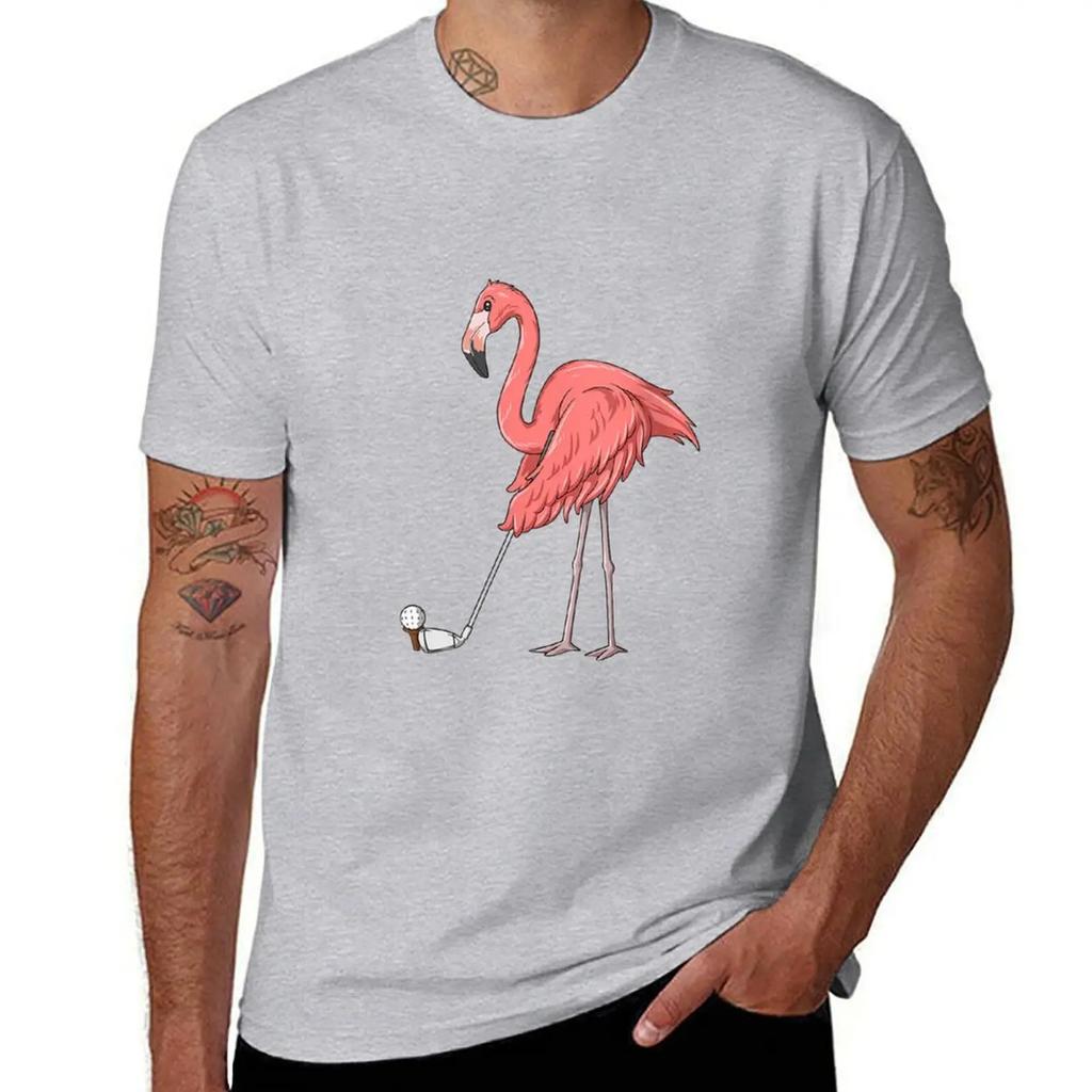 Womens Flamingo Golf Flamingo Playing Golf Golfer T-Shirt graphics baggy shirts graphic tee shirt mens designer t shirt