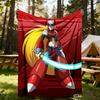1 Stück Mega Man, Robotik Outdoor-Decke Leichtes Flanell, Weich & Warm, Ganzjahresnutzung für Sofa, Outdoor, Camping, Wohnzimmer, Büro24