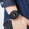 SKMEI 2091 Fashion Classic Men Silicone Strap Wristwatches Dual Time Led Analog Waterproof Digital Sports Luminous Hands Watches