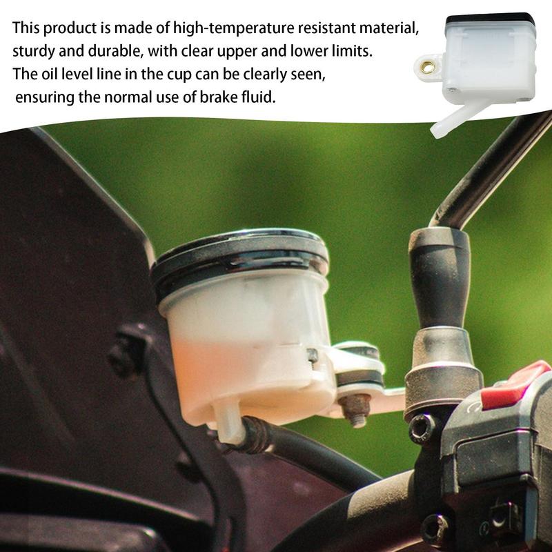 Brake Fluid Reservoir Tank Universal Motorcycle Rear Brake Clutch Tank Reservoir Cup Lightweight And Heat Resistant Rear Brake