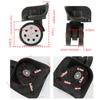 1Pair Trolley Case Luggage Wheel Silent Wear Travel Suitcase Replacement Parts