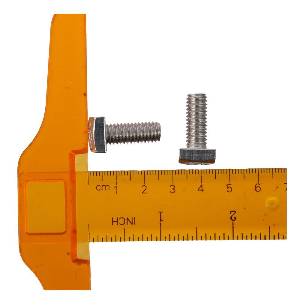 2pcs M8 X 20mm / M8 X 0.79" Square Head Bolt 304 Stainless Steel Fully Thread Machine Screws