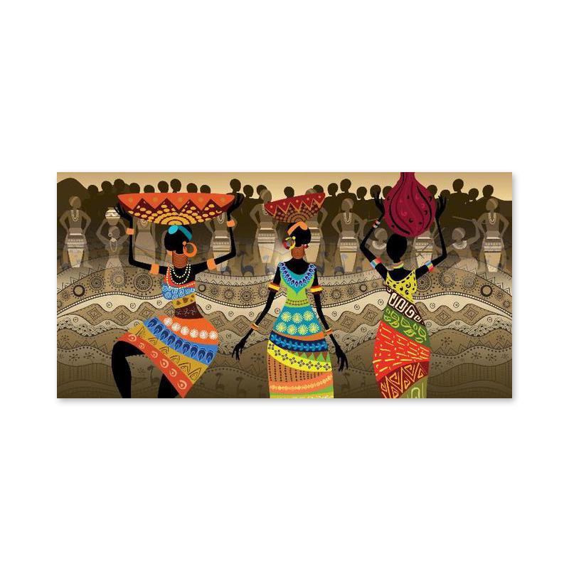 

Африканские черные женские плакаты с принтом, абстрактные африканские женские танцы, холст, картина, настенная художественная картина для гостиной, домашнее украшение 20x40cm No Frame