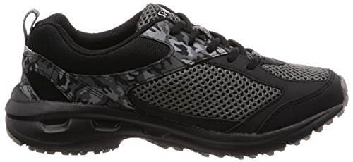 SPALDING JIN 3360 Men's Lightweight Wide Sneakers/Walking Shoes, Size 6E, Black, Size 26.0 Cm, G