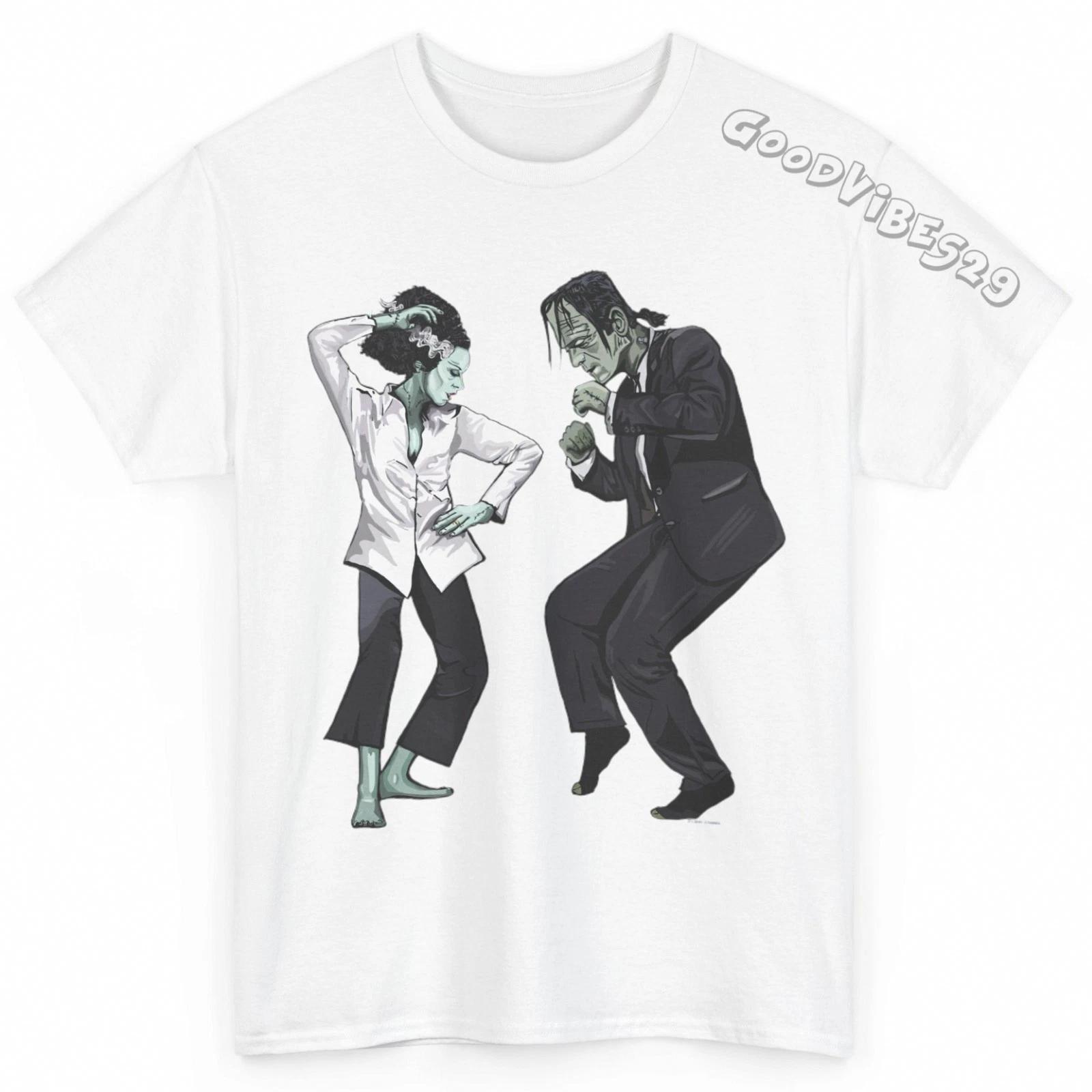 Pulp Fiction Frankenstein Vintage 90s Movie Gift S-5XL T-Shirt Men Women Unisex S