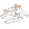 5 Pcs/Lot Alloy Imitation Pearl Pin Safety Brooches Jewelry for Clothing Decoration Tightening Waist Pin Buckles Accessories