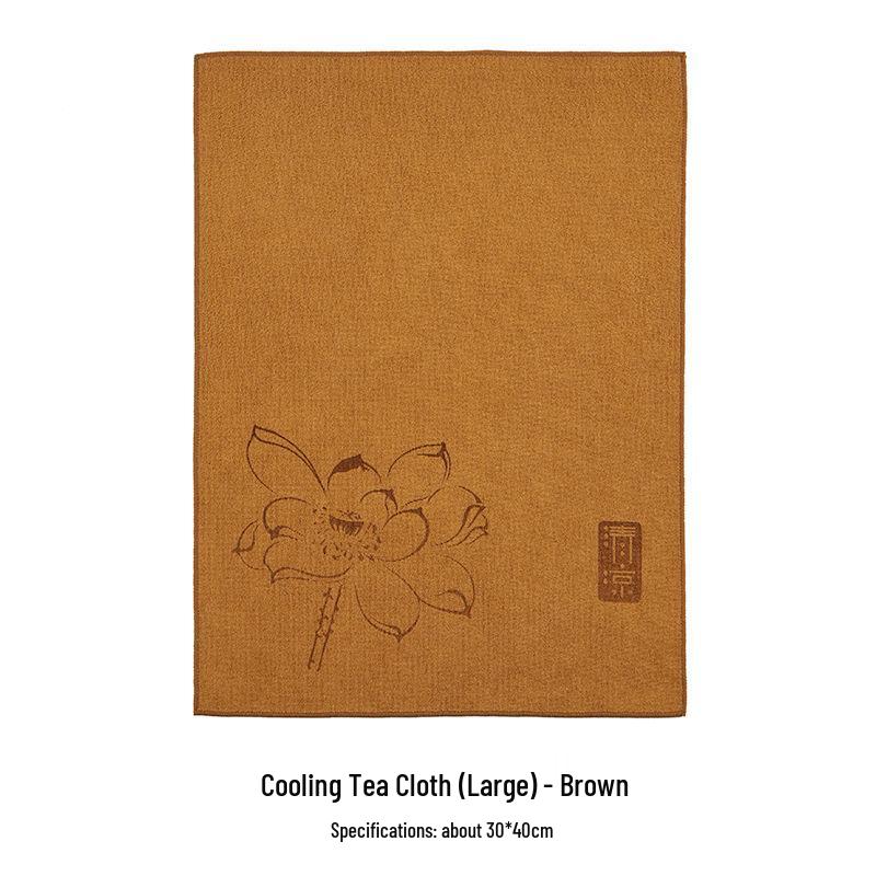 Pano de Chá e Tapete Absorvente Grande - Acessórios para Mesa de Chá Zen e Pano de Prato para Cerimônias de Chá.