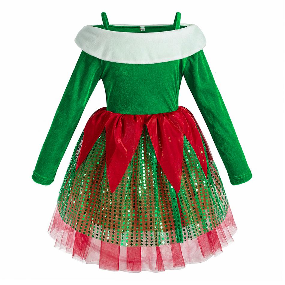2026 Boys Tops Set Child Christmas Gift Carnival Party Dress Kids Halloween Elf Cosplay Costumes Suit Baby Girls Clothes Sets