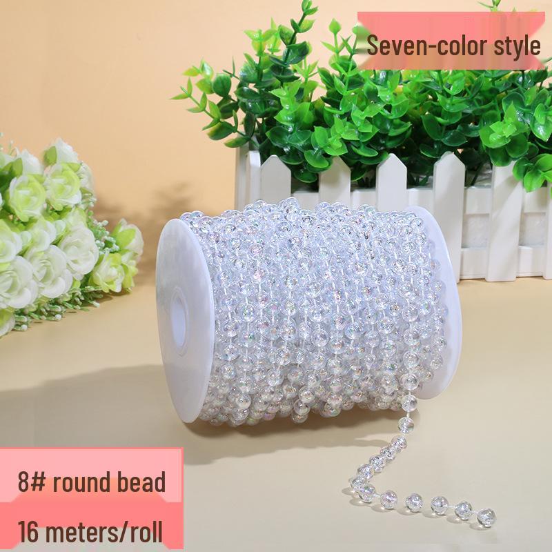 Acrylic Beaded Curtain for Weddings, Aisle Runners, Stage Decor, and Christmas Trees