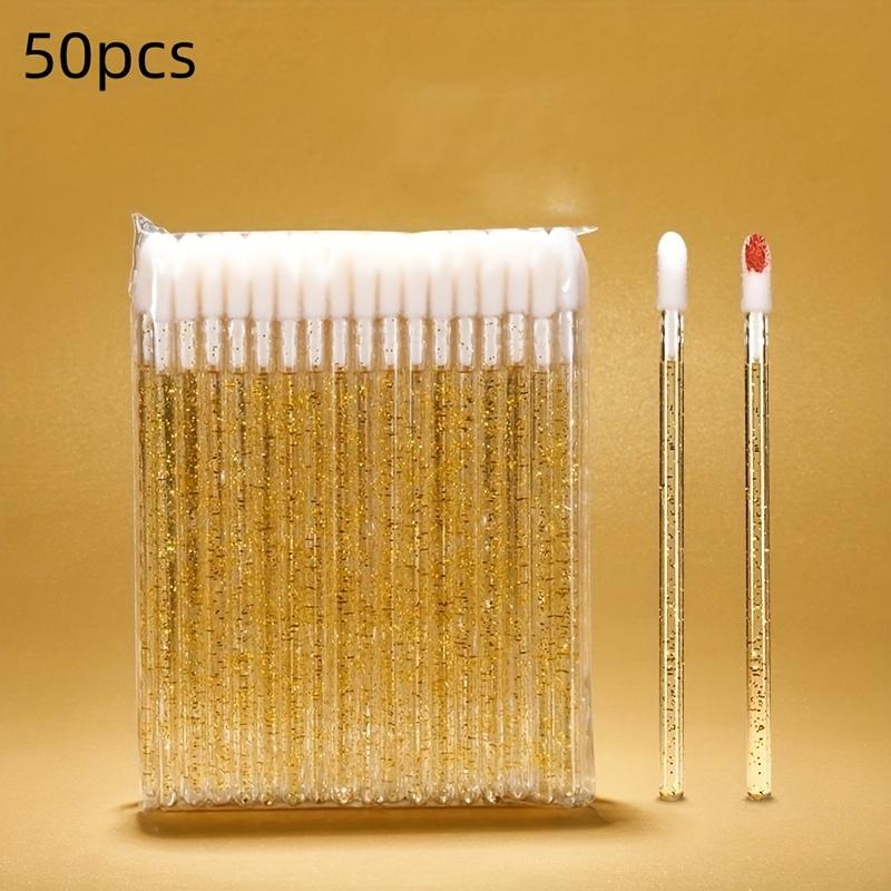 

50pcs Micro Application Brushes, Precision Micro Application Brushes, Mink Hair Brush, ABS Plastic Handle For Eyelash Extension Nails and Eye Lines