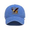 Hot-selling American Anniversary Fashion Denim Baseball Cap Female Retro Printed Soft Top Cap Male