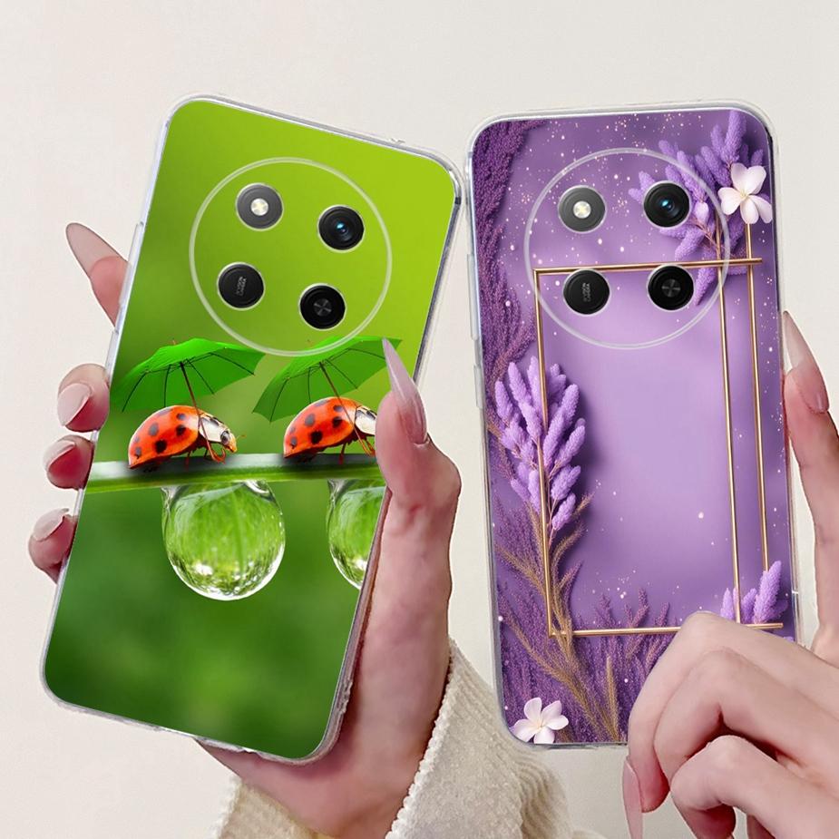 For Honor Magic 7 Lite Case BRP-NX1 2025 New Luxury Painted Cover Clear Silicone Soft Slim Phone Case For Honor Magic7 Lite Bags