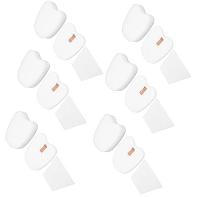 6er Set Filterelemente Baumwollfilterblatt Ersatz passend für Shark XPMFK320 Staubsauger