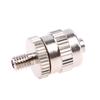 M4 M5 M6 M8 Screw Thread Nickel Plated Brass Syringe Metal Luer Lock Adapter