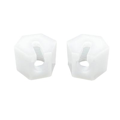2 Pack Aluminum Replacement Nuts Replacement Fixing Nut Fastener Nut Spare Part Aluminum Nuts for Crystal 1.0 and 2.0