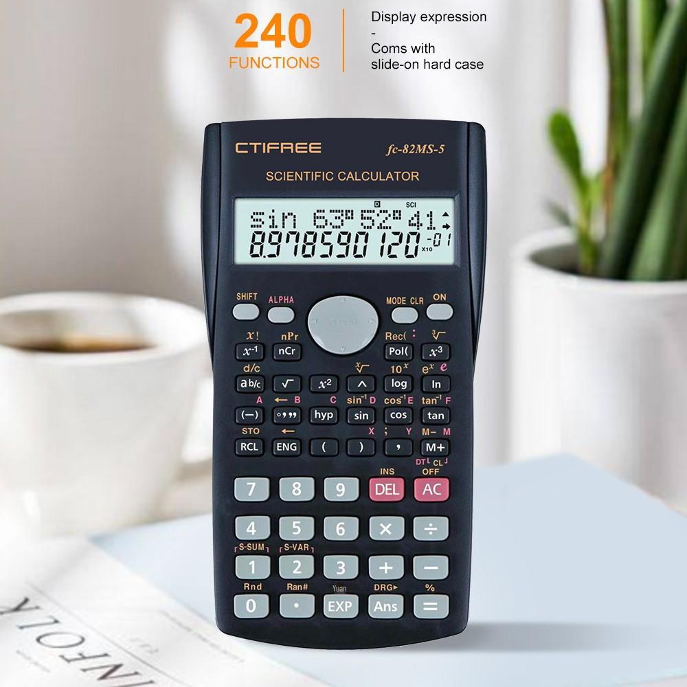 FC82MS-5 Scientific Calculator: 240 Functions for Students, Exam-Ready with Custom Logo
