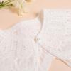Perfect Match Four Seasons Lace Fabric Neckline Detachable Fake Collar Diy Breathable Scarf Around Neck Flower Sweet Hollow Comfortable Patch