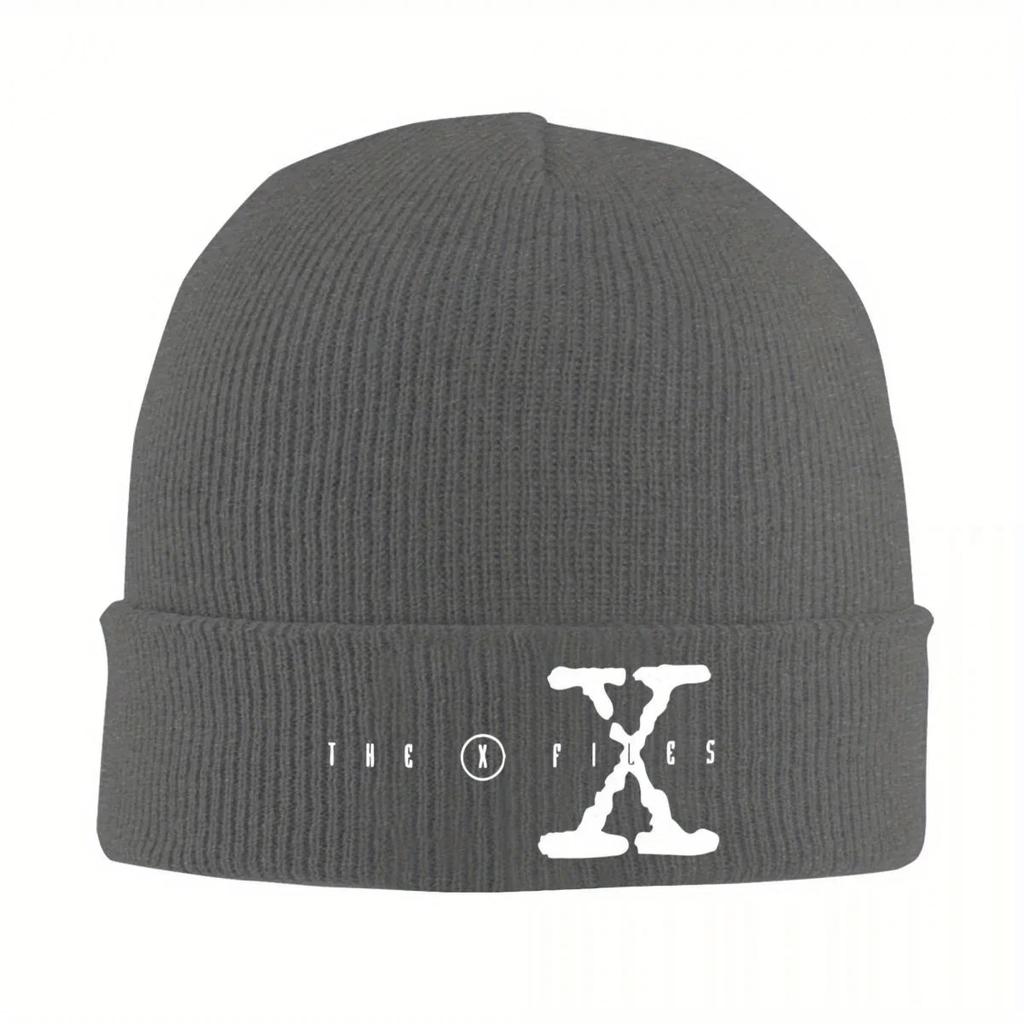 New The X Files Scully Mulder Ufo Aliens TV Hat Autumn Winter Beanie Ski Caps Unisex Women Acrylic Skullcap