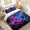 Bedding Set 1 Duvet Cover 2 Pillowcases Atletico Madrid Print Bedroom Home Decoration
