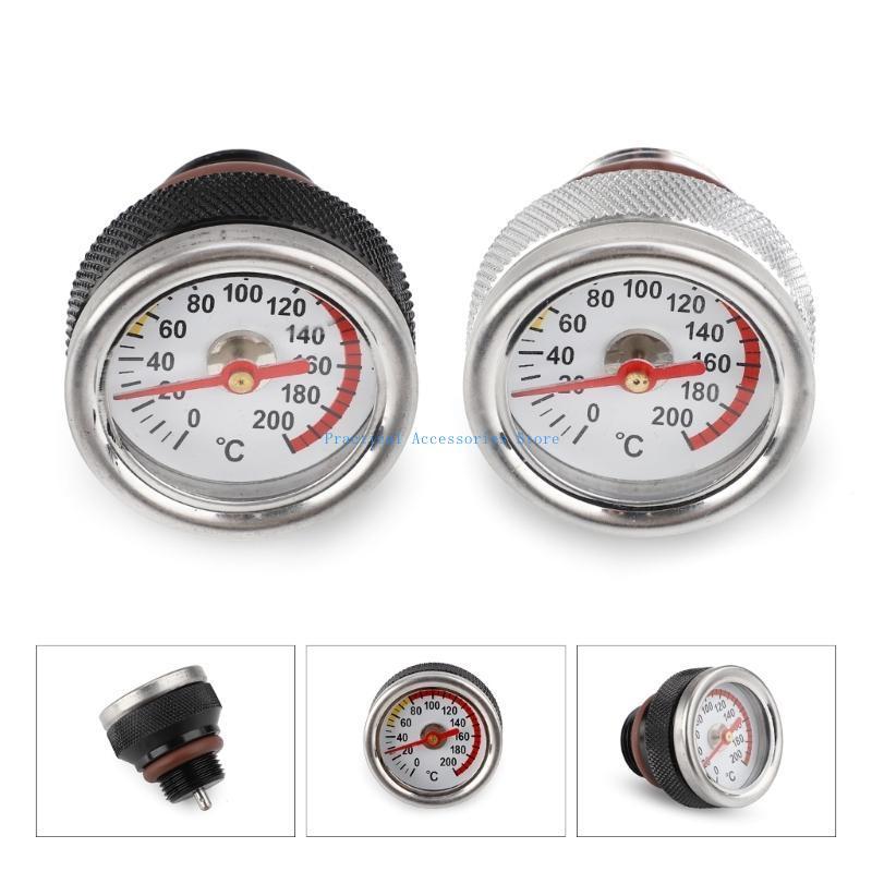 U75E M20x1.5 Engine Oil Temperature Gauge 0 To 200℃ Easy Installation Oil Temp Gauge