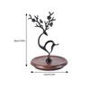 Elegant Deer Desktop Jewelry Organizer Decorative Multi Layer Storage Rack for Necklaces Earrings Bracelets and Rings