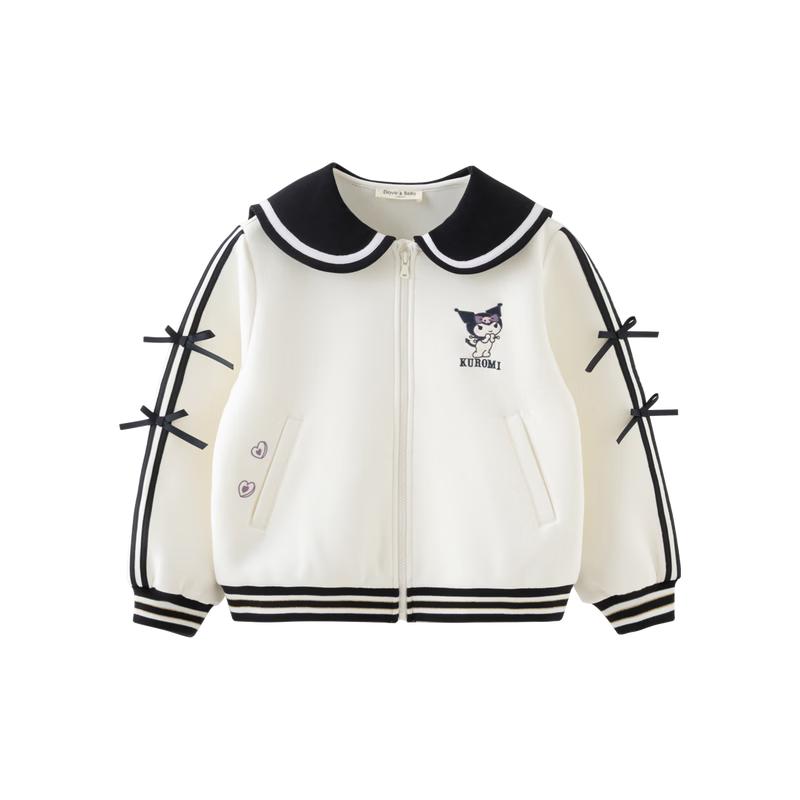 DAVE & BELLA Kuromi Collaboration Girls' Knit Cardigan