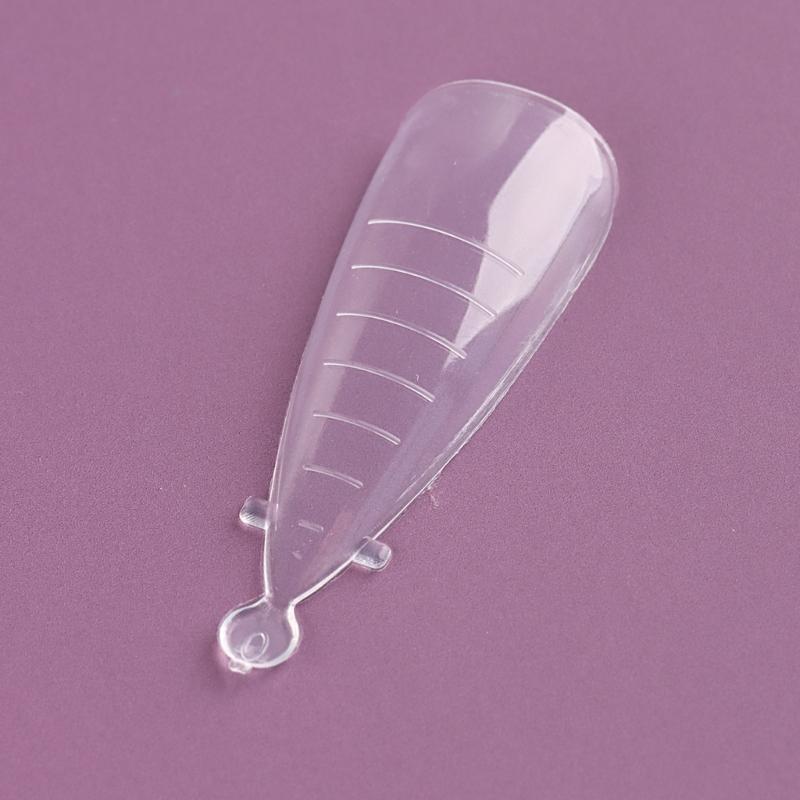 Poly-Extension Gel Dual Nail Form Builder Nail Gel Nail Molds Oval False Nail Tips for Gel Manicure Nail Art Designs