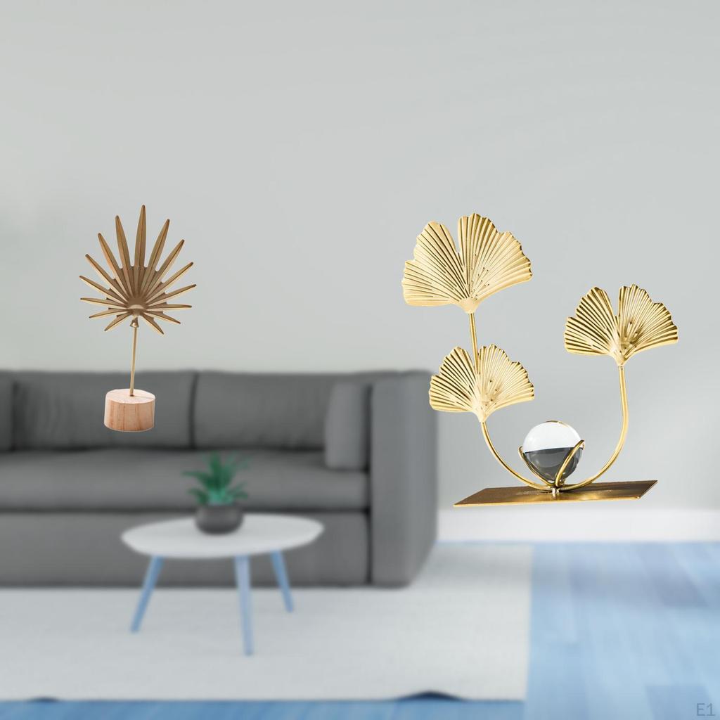Nordic Abstract Metal Sculpture Figurine Creative Ornament for Table Party Home Bookshelf Birthday