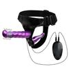 Vibrierendes Strap-On-Geschirr mit Fernbedienung - Dildo-Set für Paare Pegging Duale Stimulationsspiele