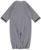 [Wacoal Baby] Baby-Strampler mit Lätzchen, 100% Baumwolle (Körper), Jersey-Stoff, Geschenk, Langarm, Vorne zu öffnen, BGU573 KO, 50-70