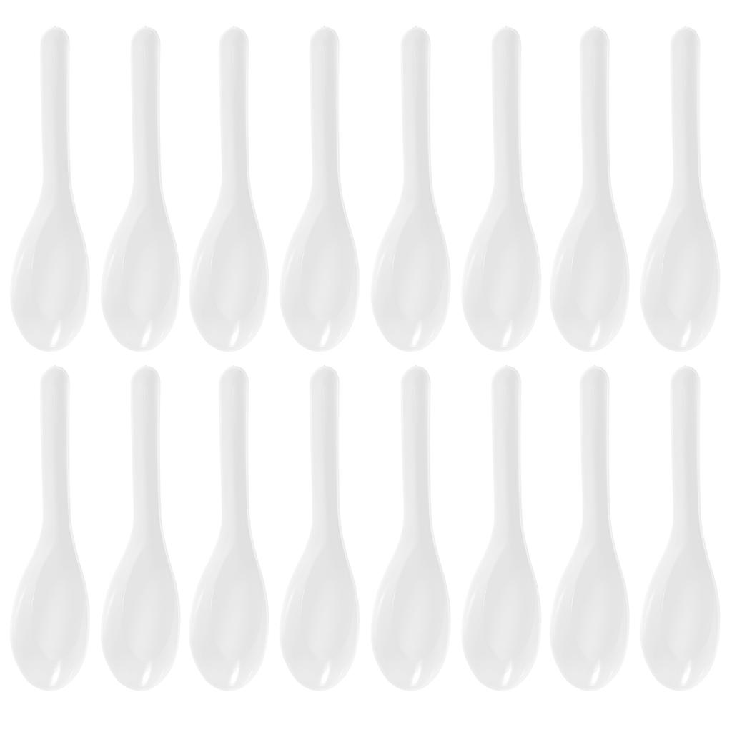 60pcs Plastic Spoons Disposable Utensils Transparent Cutlery Spoons Small Spoons Disposable Spoons Disposable Cutlery
