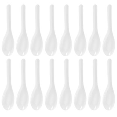 60pcs Plastic Spoons Disposable Utensils Transparent Cutlery Spoons Small Spoons Disposable Spoons Disposable Cutlery