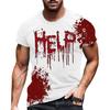Men's 3D Print Halloween Horror Bloody T Shirt Casual Fashion Street Short Sleeve TShirt Mens Designer Clothes Woman Kid Tee Top