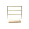 3-Tier Earring Display Holder Metal Ear Stud Rack Earring Organizer Jewelry Holder  Gift