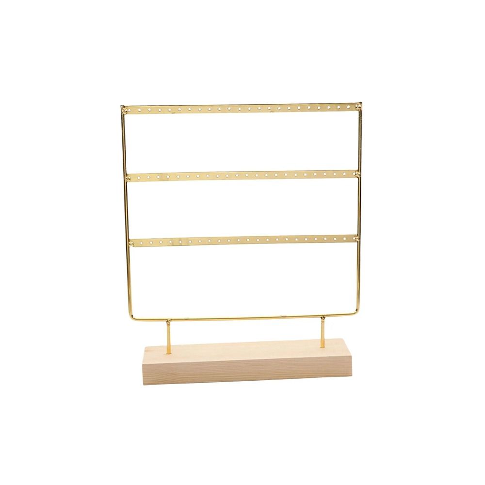 3-Tier Earring Display Holder Metal Ear Stud Rack Earring Organizer Jewelry Holder  Gift