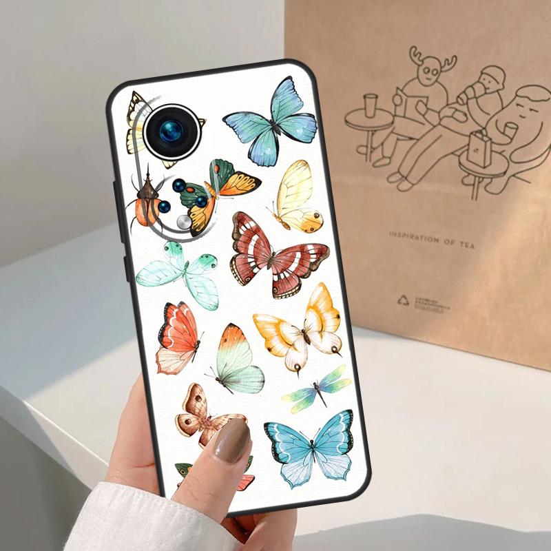 

Butterfly Flower For Honor Magic 8 Pro 5 6 7 Lite Case For Honor Win RT 200 400 50 70 90 X8b X9a X9b X9c X9d Honor Magic7 Lite