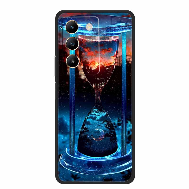 Phone Case For Vivo V30 Lite 4G Back Cover Case Shockproof Black Silicone Soft Funda For Vivo V30 Lite Case 6.67" V 30 Lite Capa