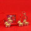 Year of the Horse Zodiac Pendant: "Ma Shang You Qian" Keychain, Cartoon Horse Bag Charm, Phone Lanyard, Livestreaming Accessory.